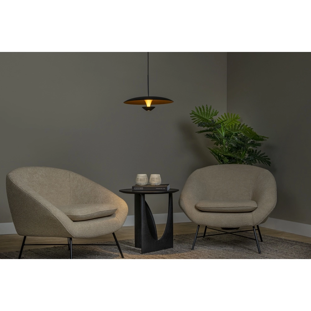 Design pendant lamp Kenneth black Ø 40cm Premium by Lucide 5411212410436
