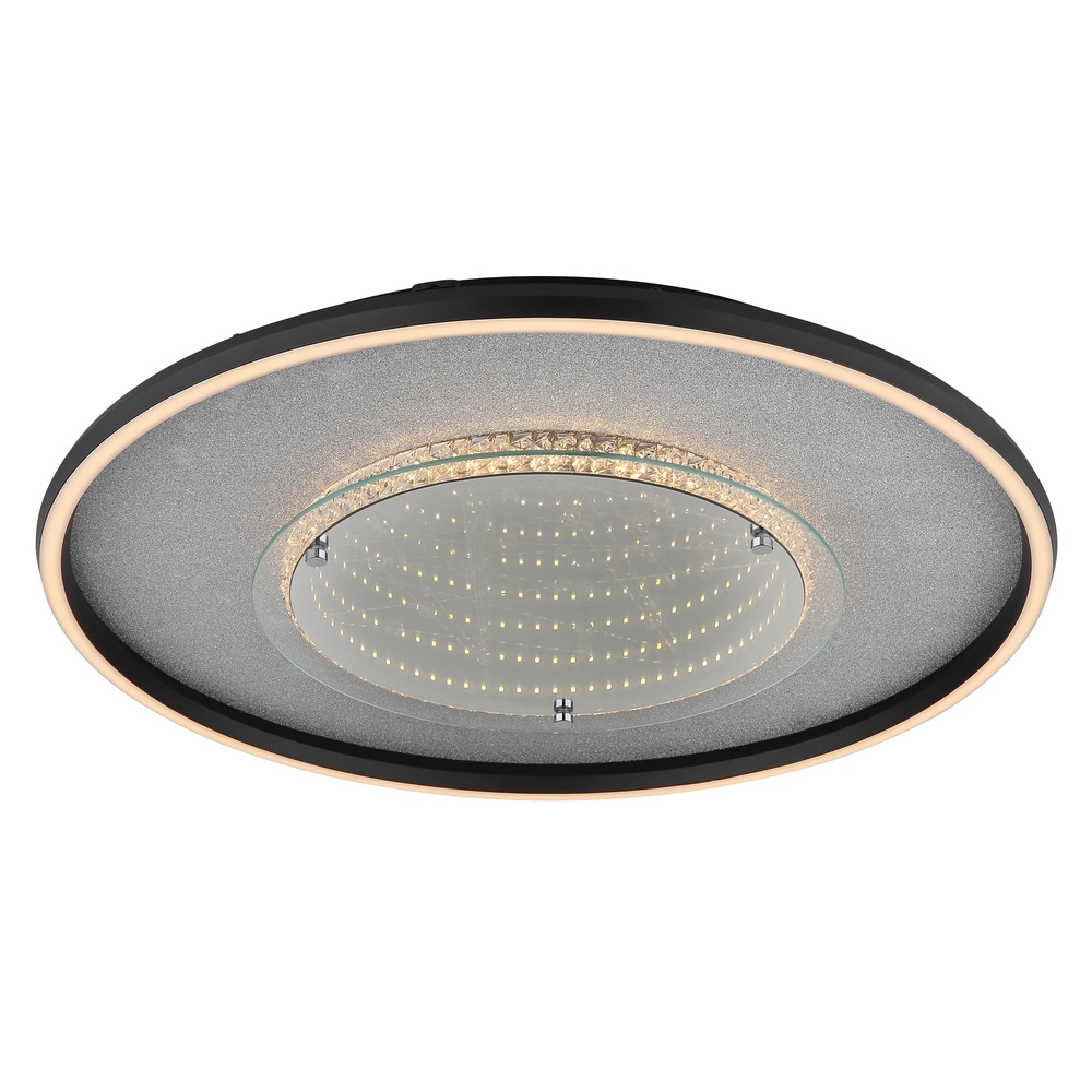 Ceiling lamp Mirrora black Ø 51,5cm Globo 9007371569854