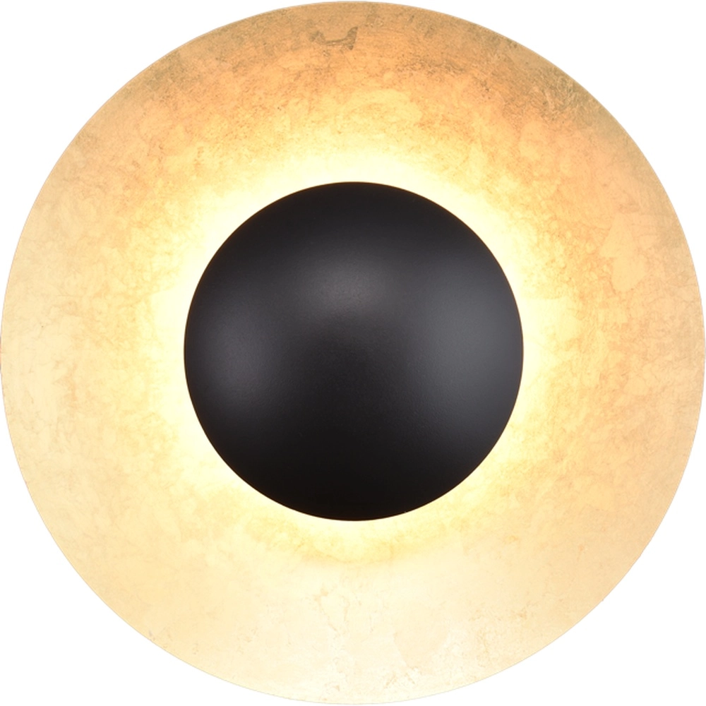 Wall lamp Zyan black with gold Masterlight 8718121207490