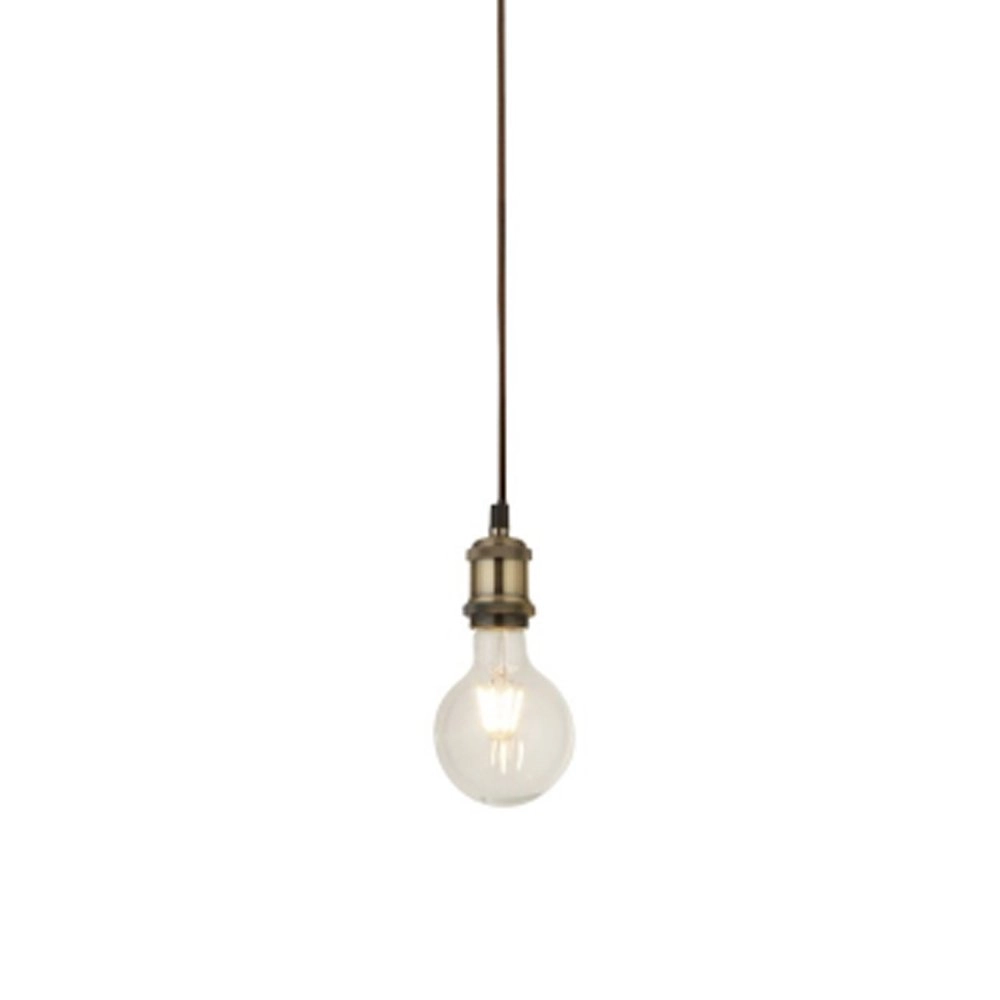 Hanging lamp Suspi copper bronze with black