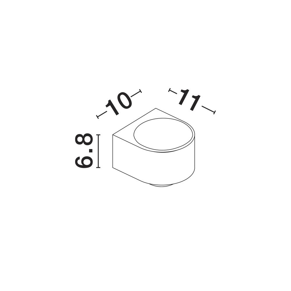 Surface-mounted spot Opera Up & Down White Lyora 5212017470515