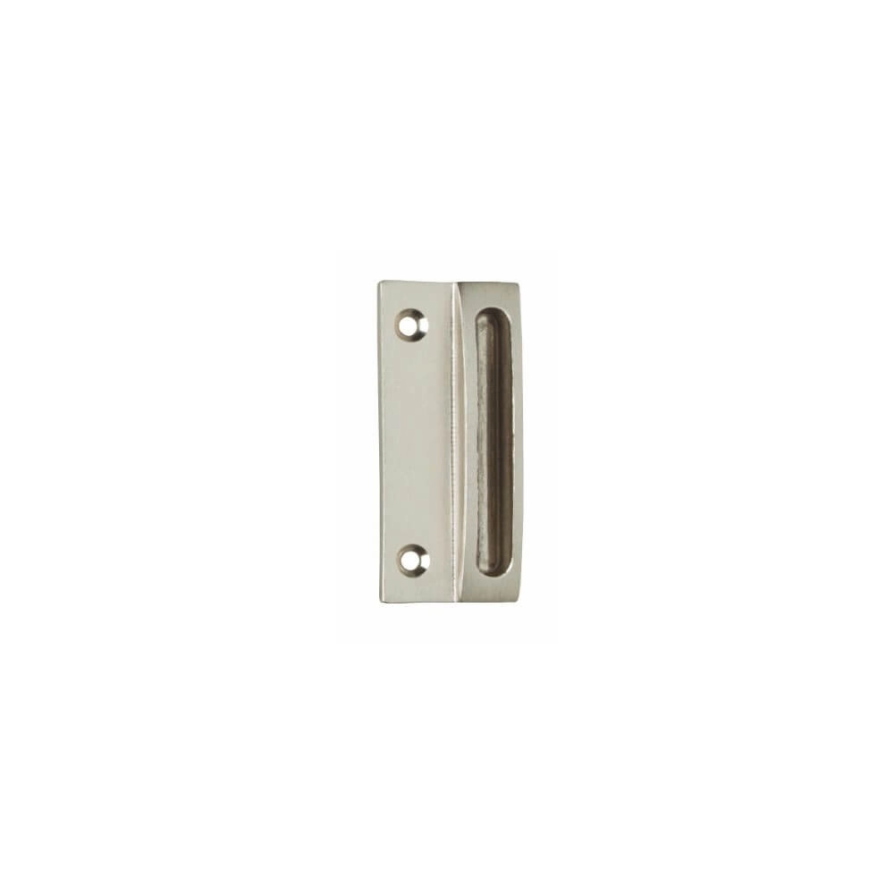 Strike plate Fixon for window lock nickel matt