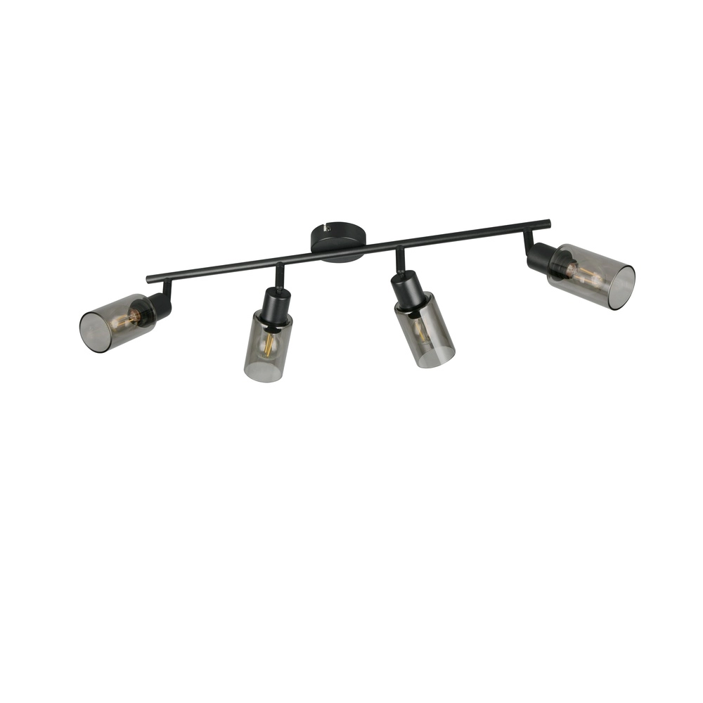 Design ceiling lamp Mars 4-light black Trio 4017807670516