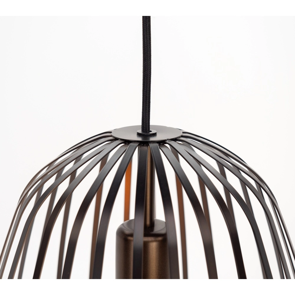 Bronze pendant lamp Espinal Ø 28cm - 1x E27 Eglo 9008606312580