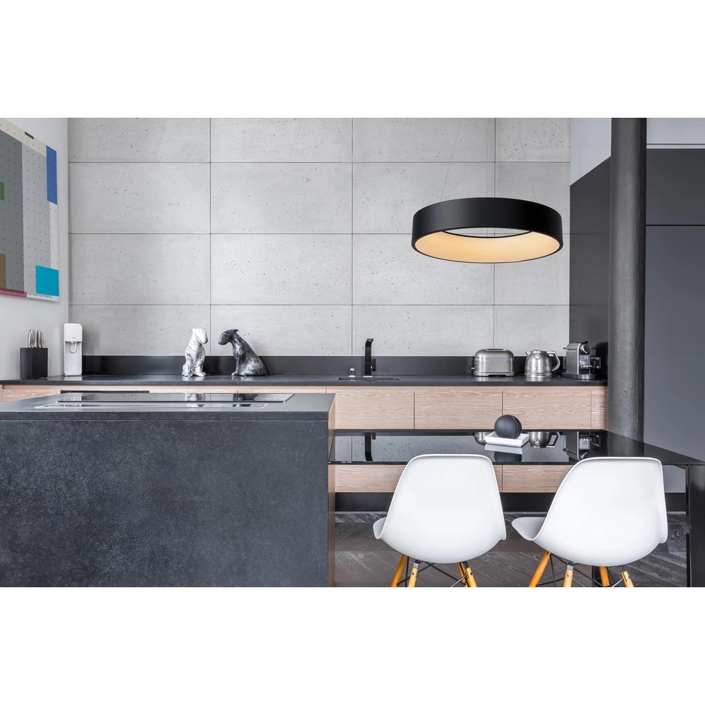 Pendant lamp Talowe Led Ø 60cm black Lucide 5411212460707