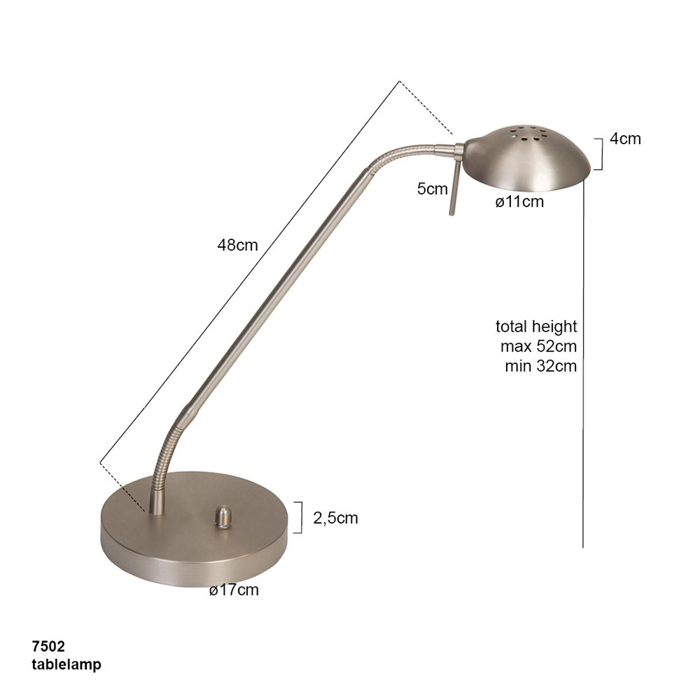 Led desk lamp Mexlite Steinhauer 8712746096392