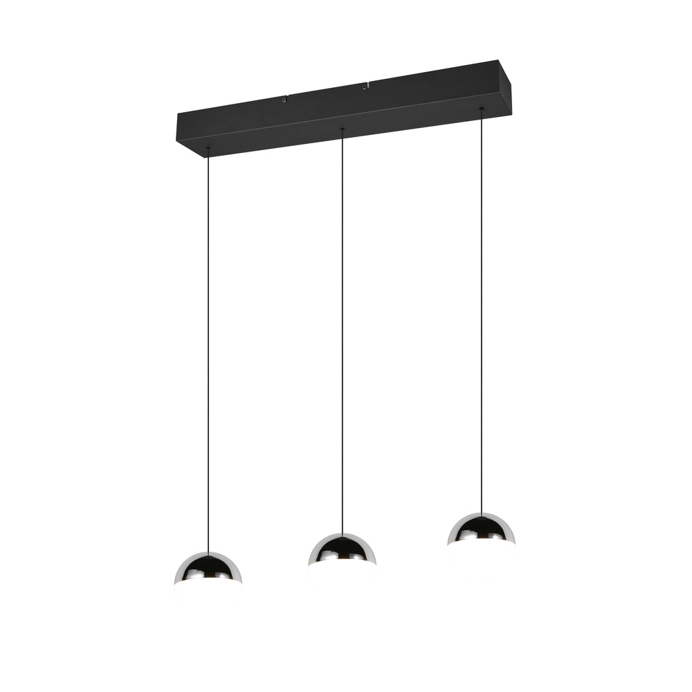 3-light pendant lamp Senta chrome Trio 4017807685831