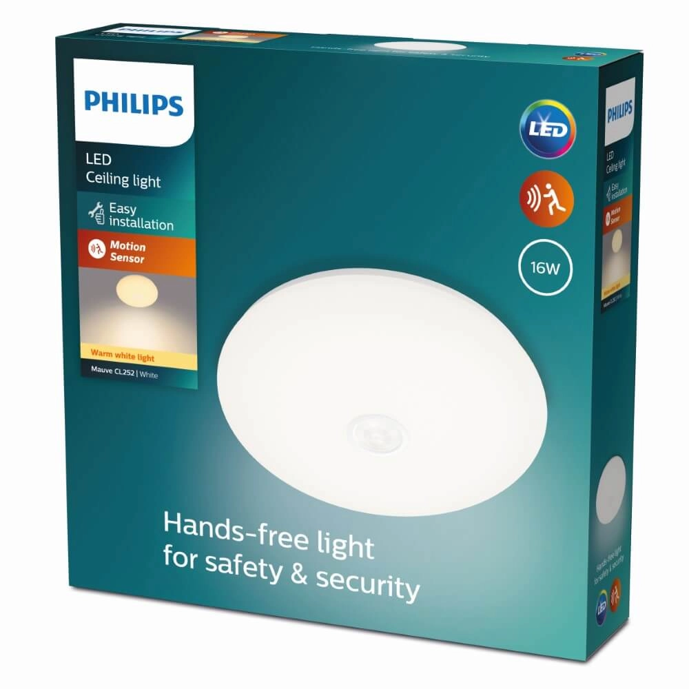 Indoor lamp Mauve with sensor Ø 32cm Philips 8719514431843