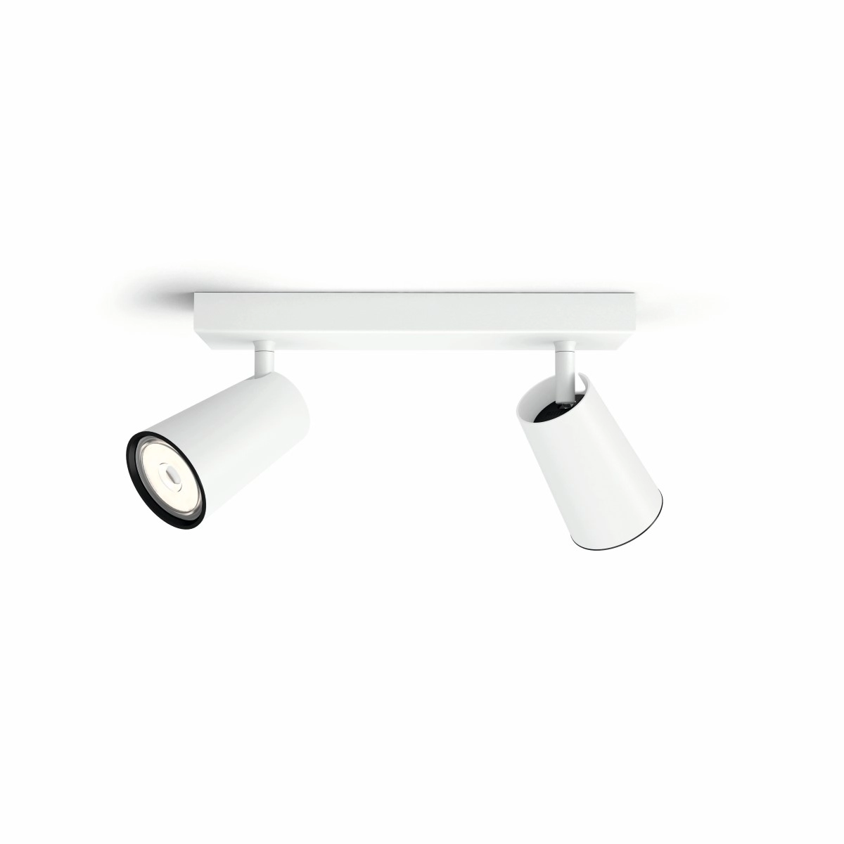 Spot lamp Paisley 2-light white Philips 8718696164662