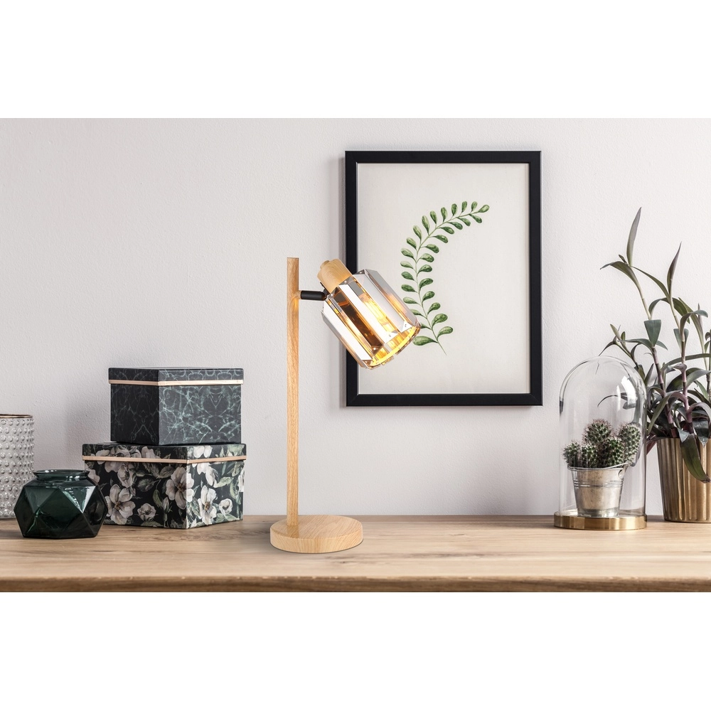 Table lamp Run wood Globo 9007371510979