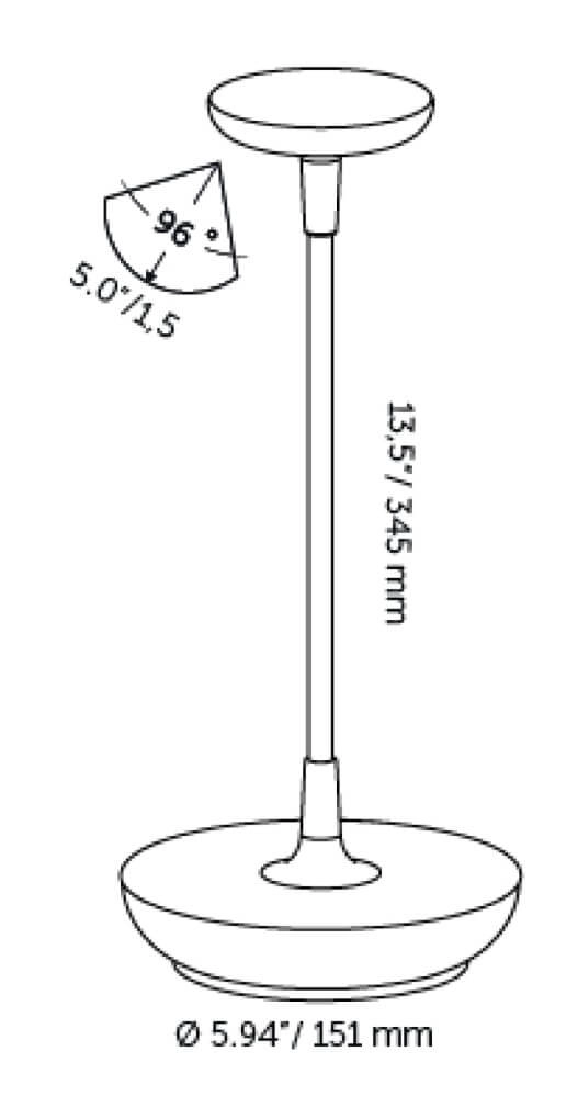 Brown hanging lamp Sway Table Green Egg Edition In-lite 8717051006494