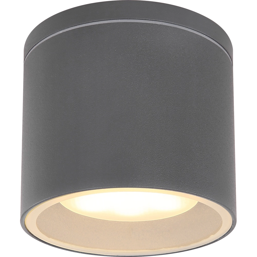 Sleek ceiling spotlight Alcala anthracite