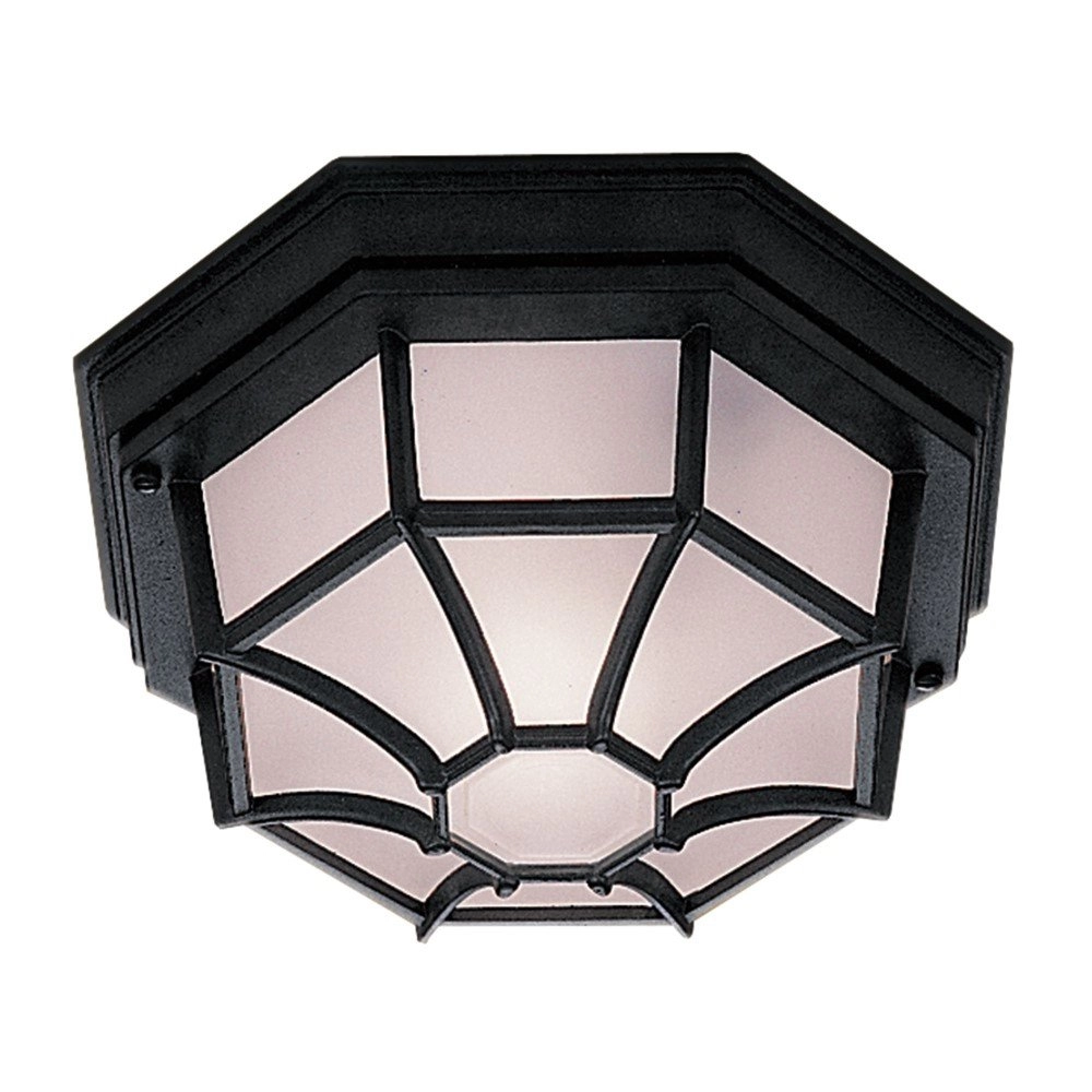 Classic ceiling lamp Outdoor black