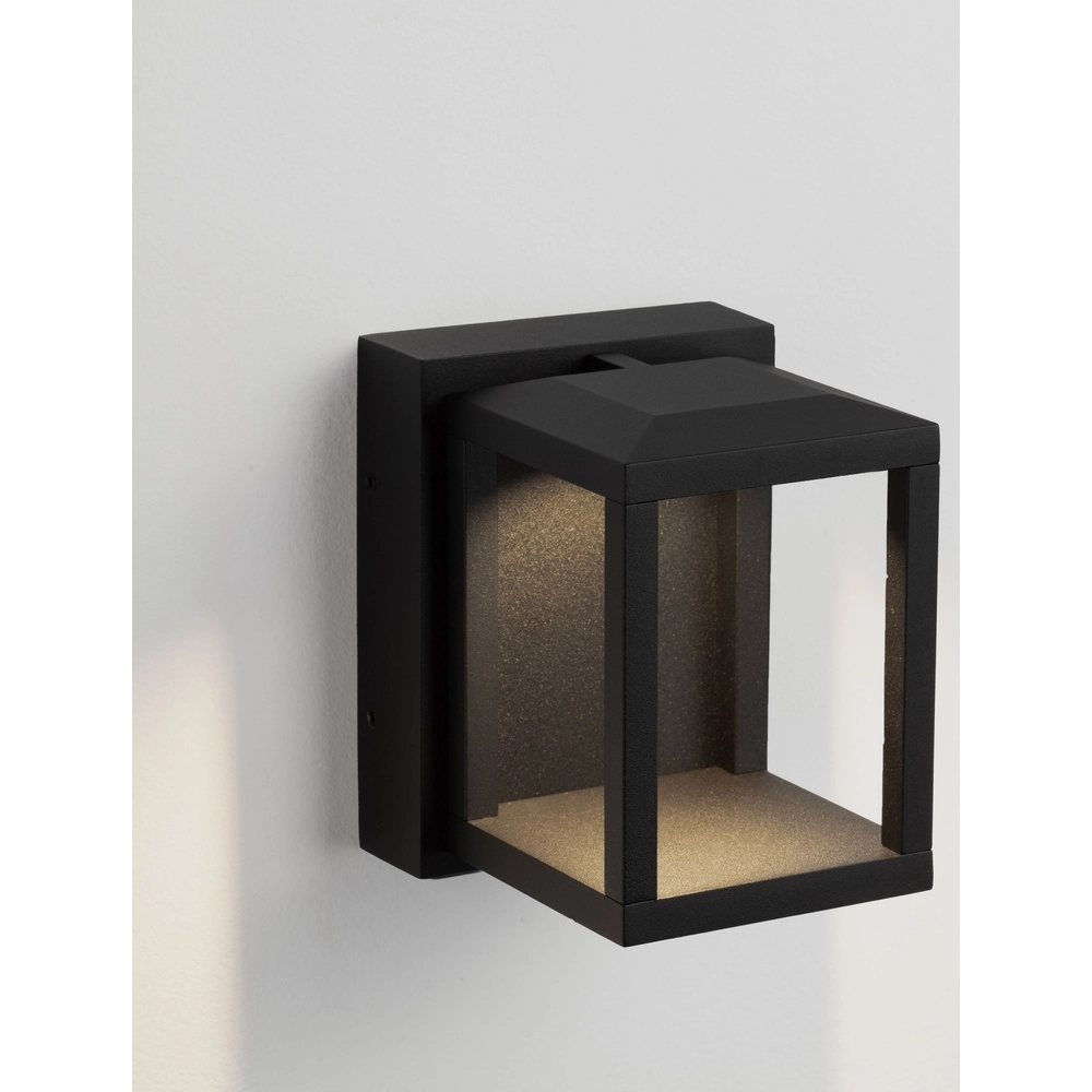 Black wall lamp Prive 13cm
