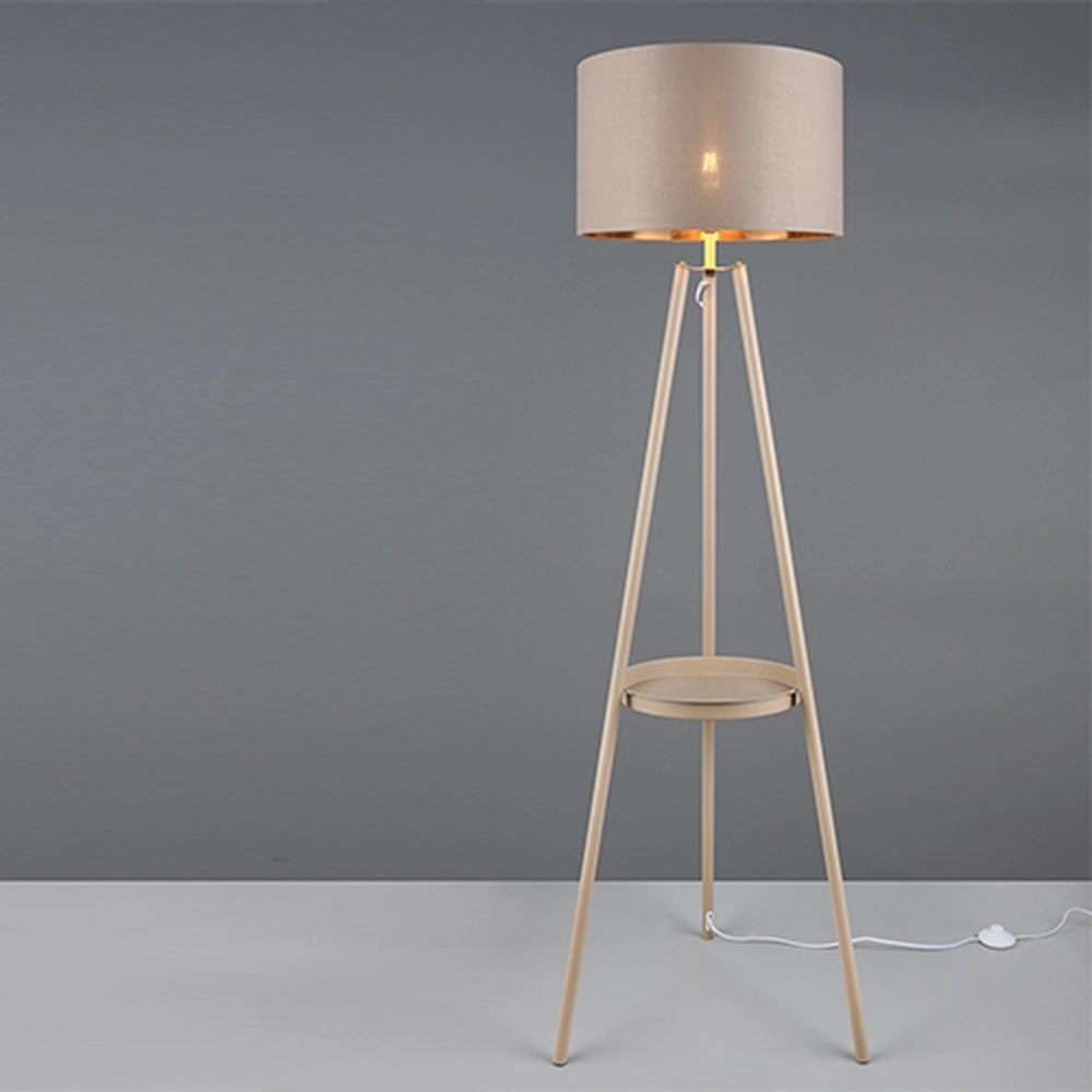 Floor lamp Colette sand brown Trio 4017807715422