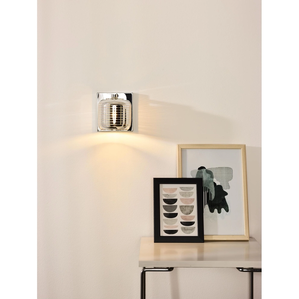 Wall lamp Eryn chrome Lucide 5411212702296