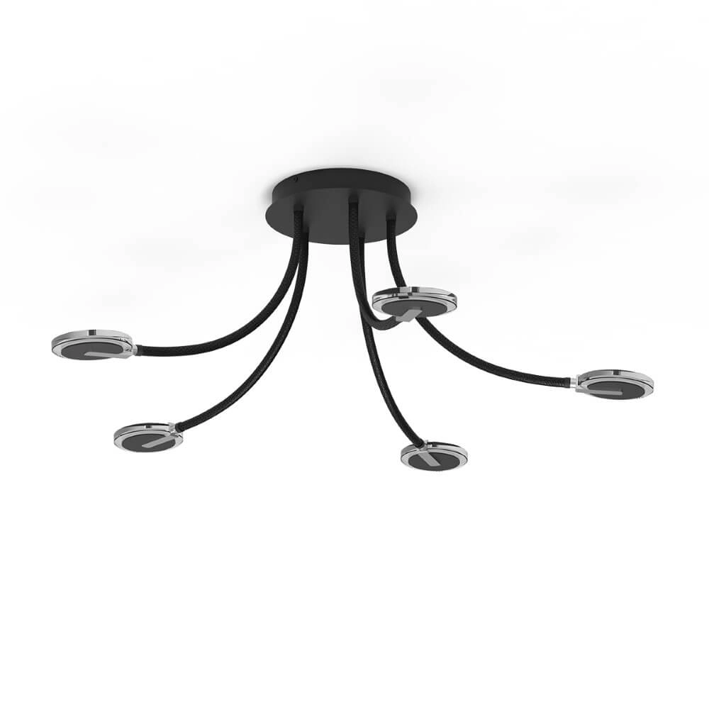 Flexible led ceiling light Turound black