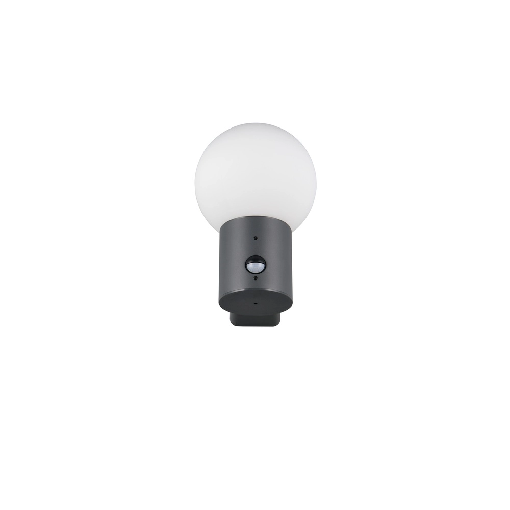Sphere Wall Lamp Mures anthracite with sensor Trio 4017807687200