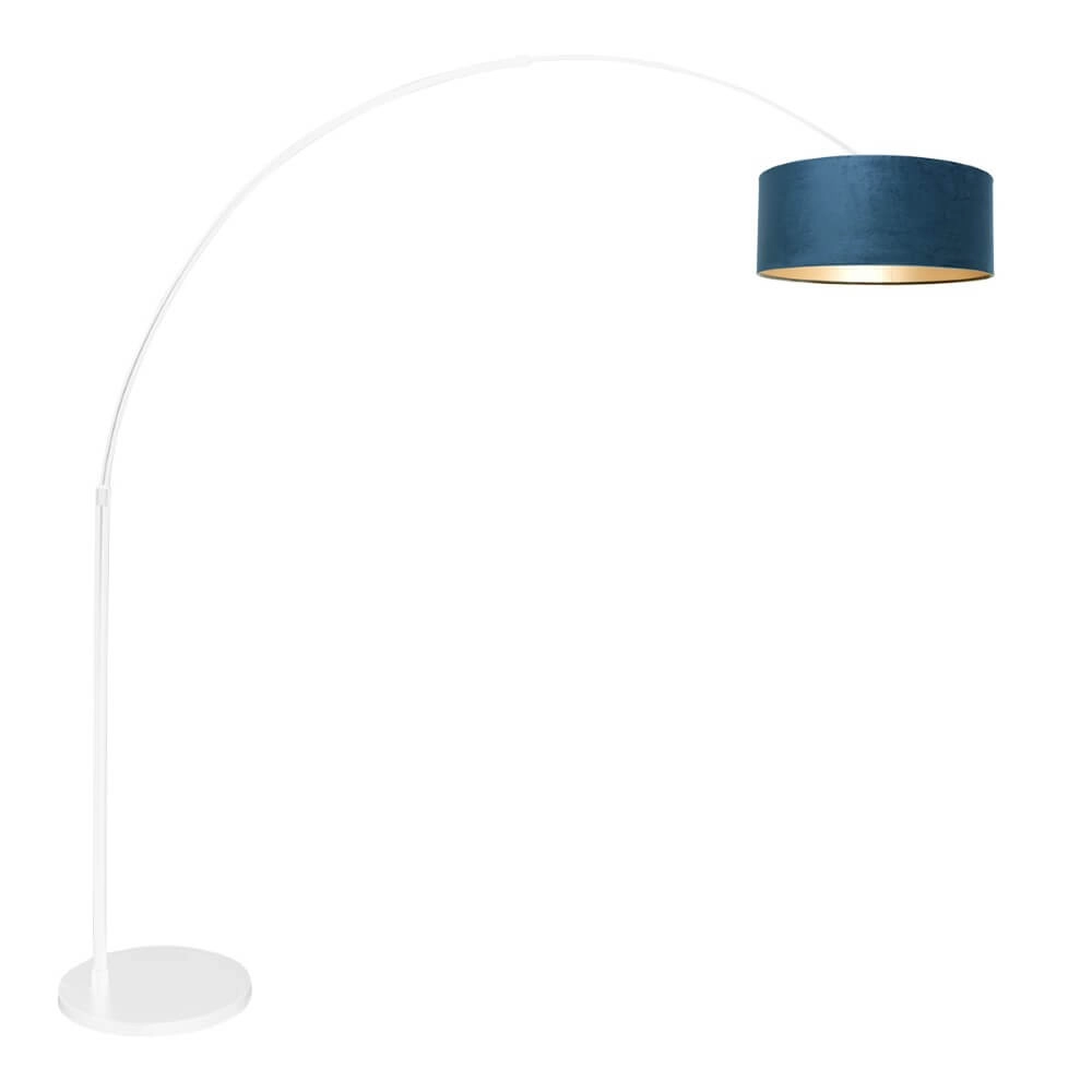 Velvet arc lamp Sparkled blue