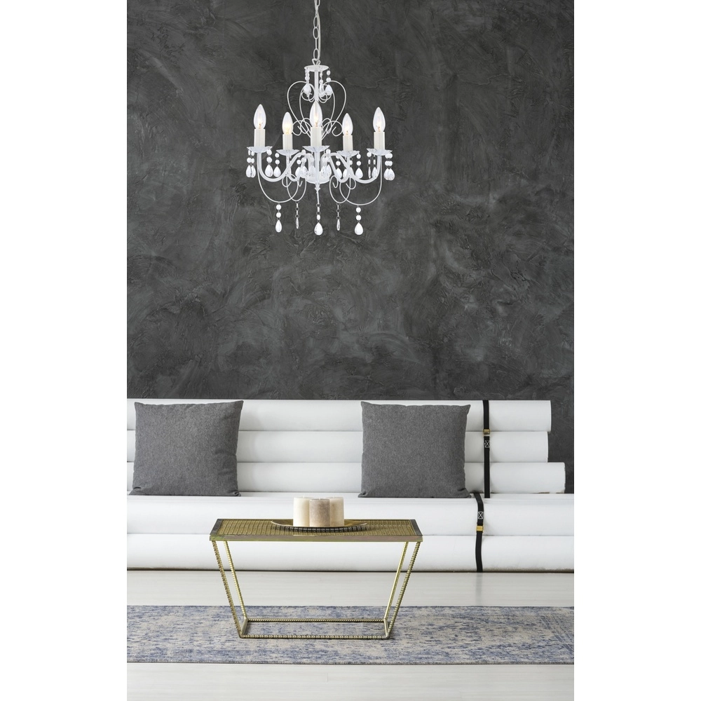 White chandelier Pinja classic Globo 9007371292561