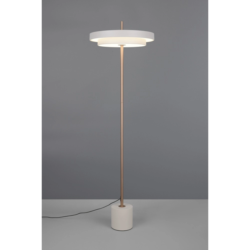 Modern floor lamp Keaton white Trio 4017807655933