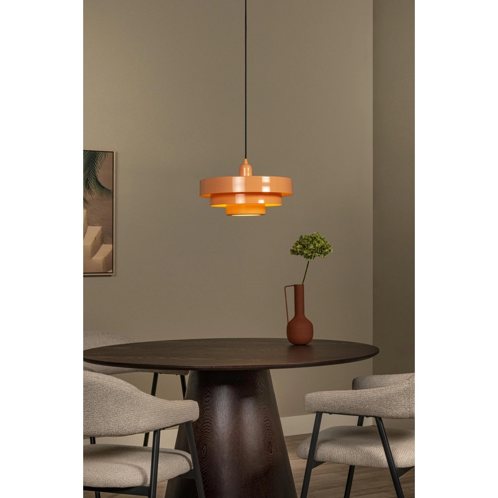 Design pendant lamp Runa pink Ø 35cm Lucide 5411212212221