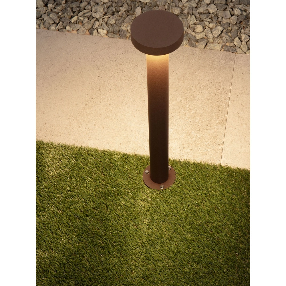 Desing garden lamp Gong rust brown 60cm - 3000K Lyora 5212017496232
