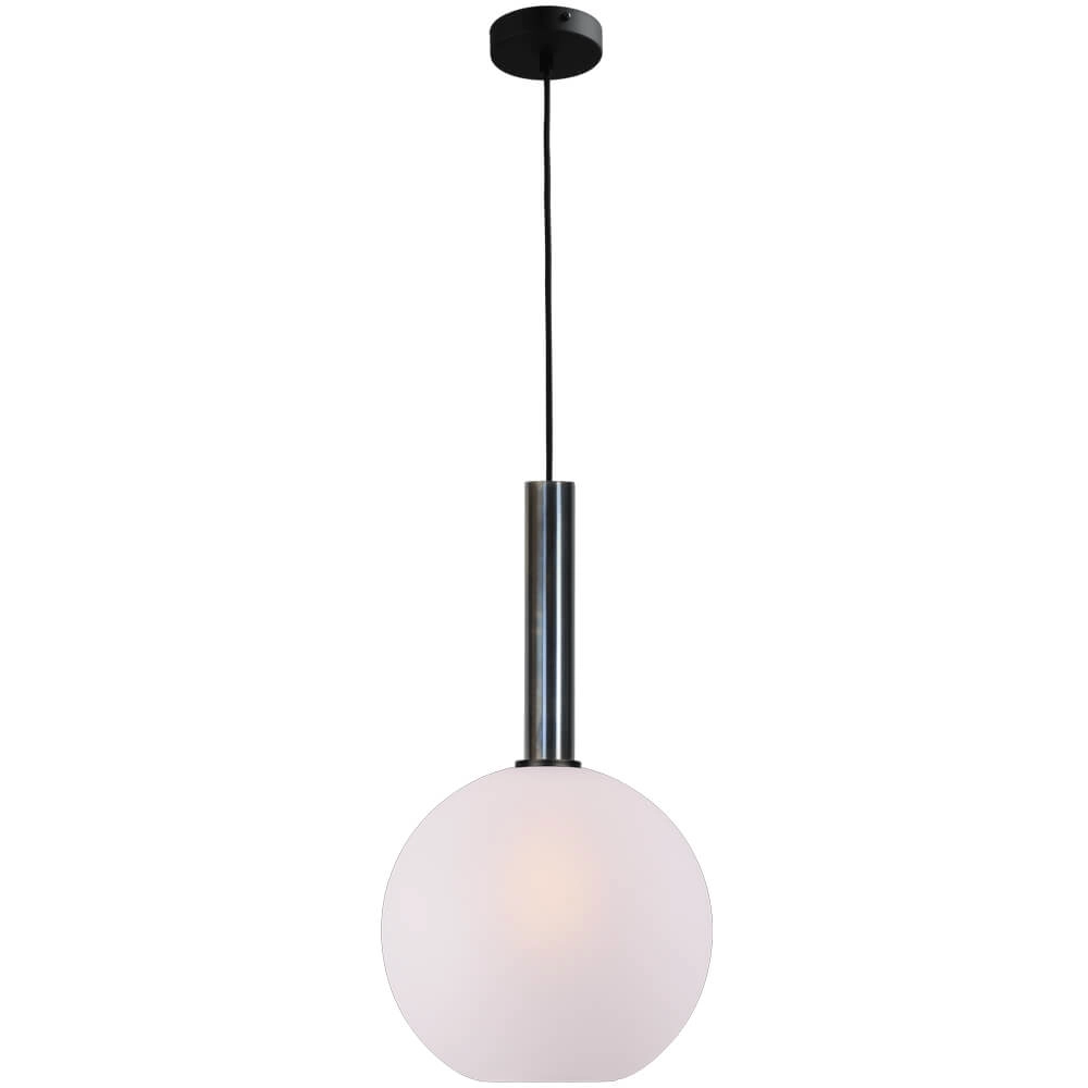 Hanging lamp Ø 30cm Bella 2 Dappled oil with matt white glass