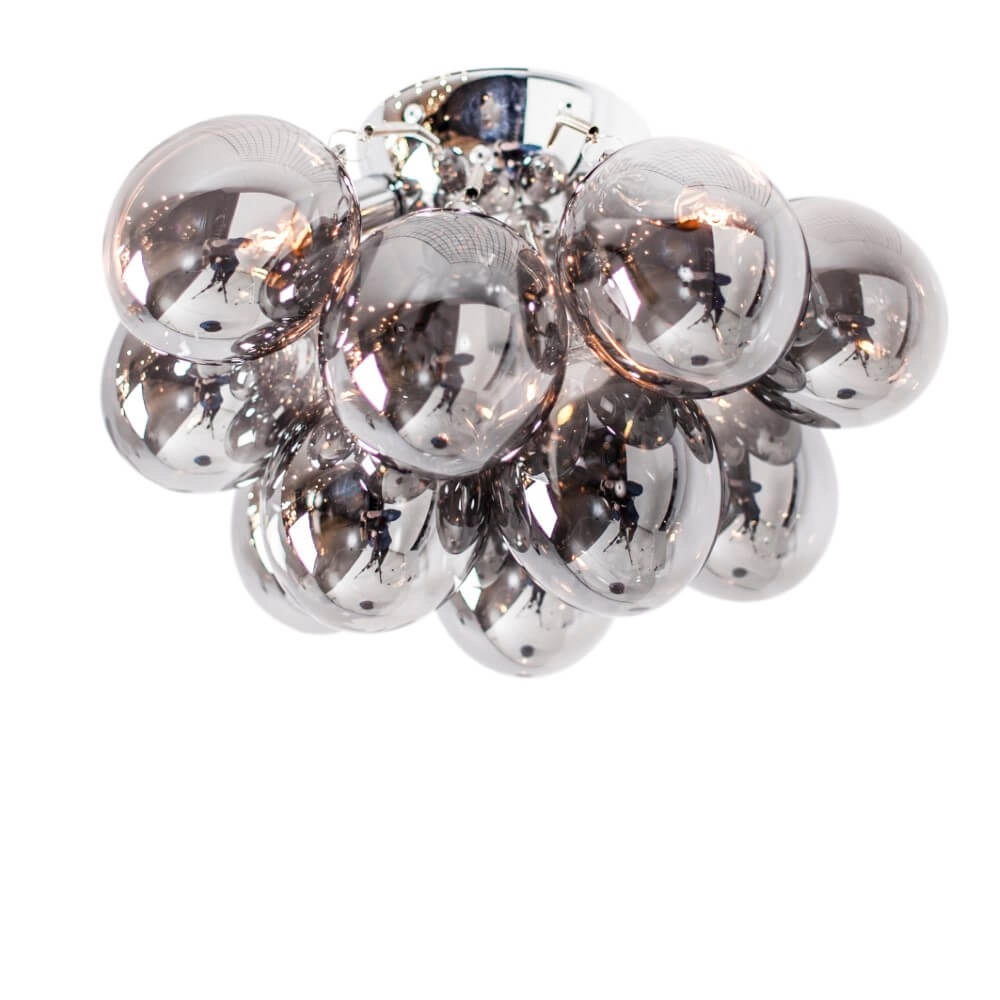 Ceiling light Gross smoke glass