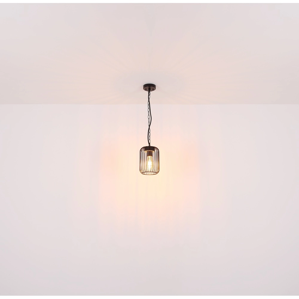 Pendant lamp Nina black for outdoors Globo 9007371435340