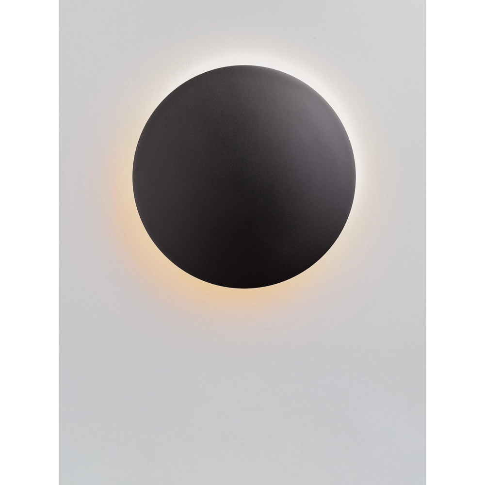Round wall lamp Copper black Ø 30cm Lyora 5212017447388