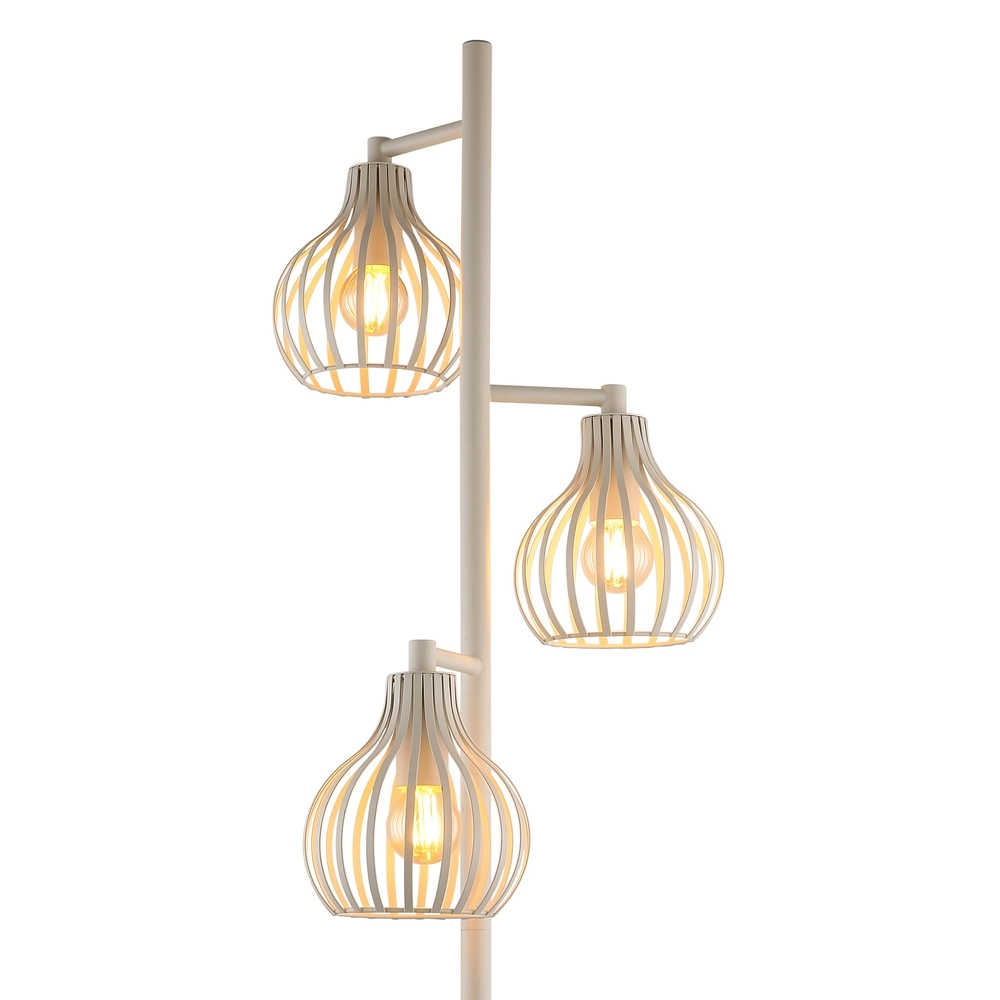 3-light floor lamp Mateo cream Globo 9007371572236
