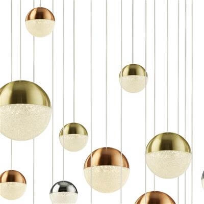 Large pendant lamp Planets 97cm - 97-lights Searchlight 5053423159270