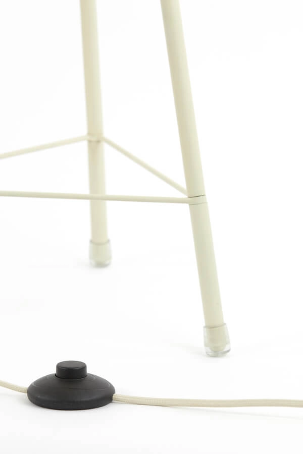 Japandi floor lamp Plumeria cream Ø 42cm Light & Living 8717807651305
