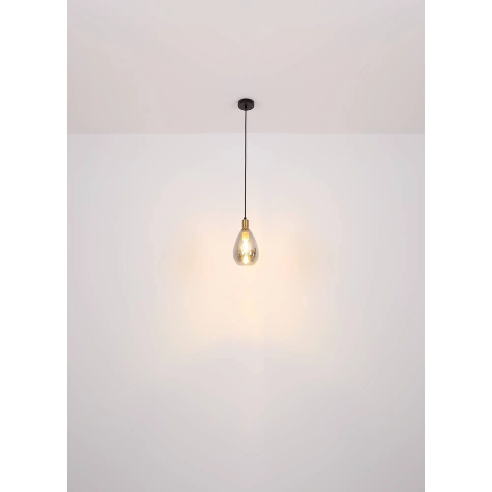 Pendant lamp Fanni single Ø 15cm Globo 9007371430611