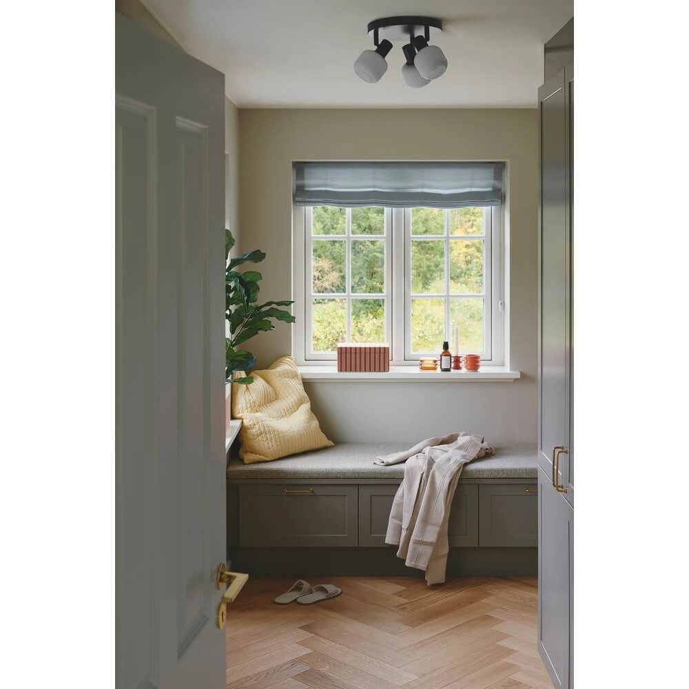 3-light ceiling lamp Milford black Nordlux 5704924018657