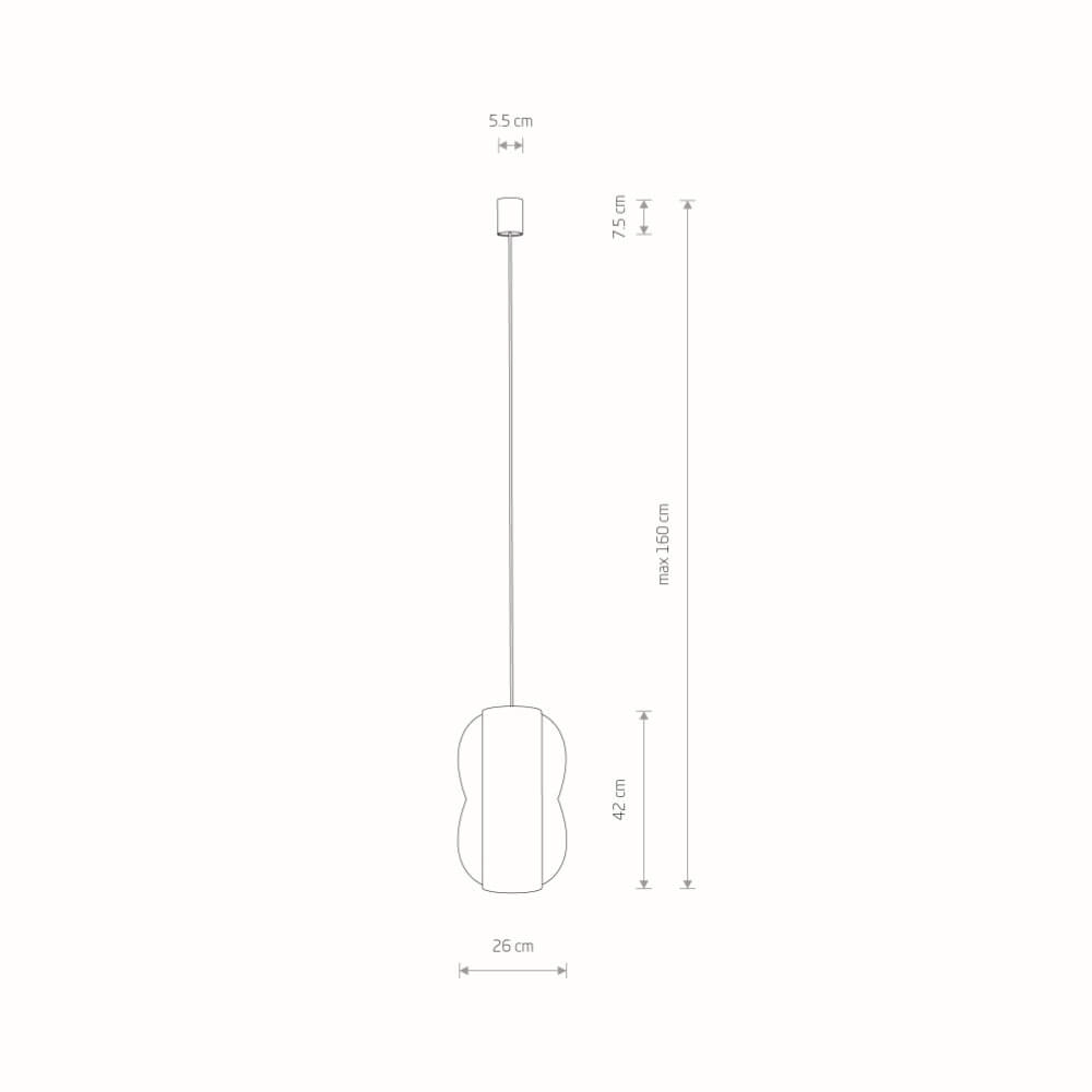 Rattan pendant lamp Puket M Ø 26cm Lyora 5903139111614