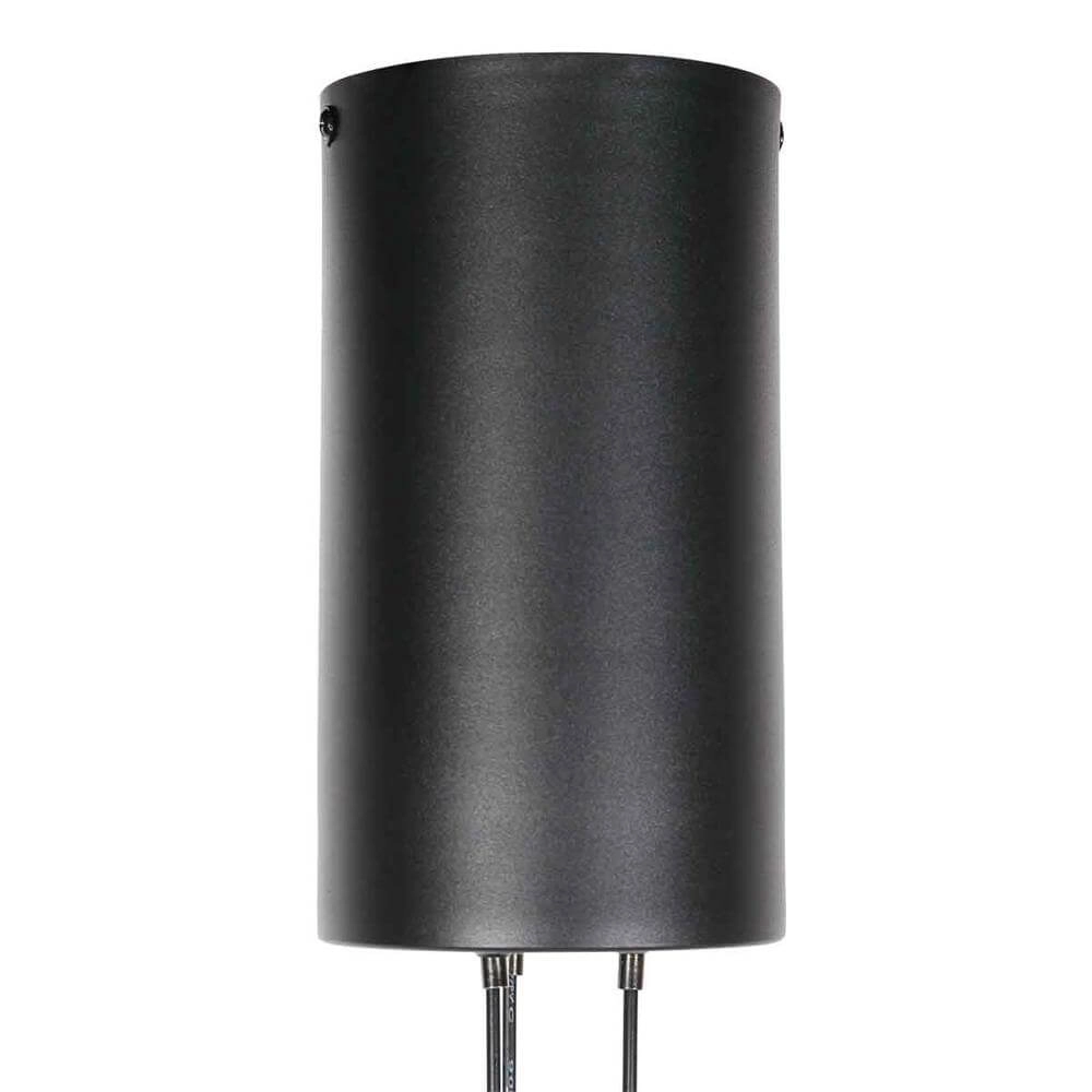 8-light pendant lamp Marcadore Round Black Steinhauer 8712746176636