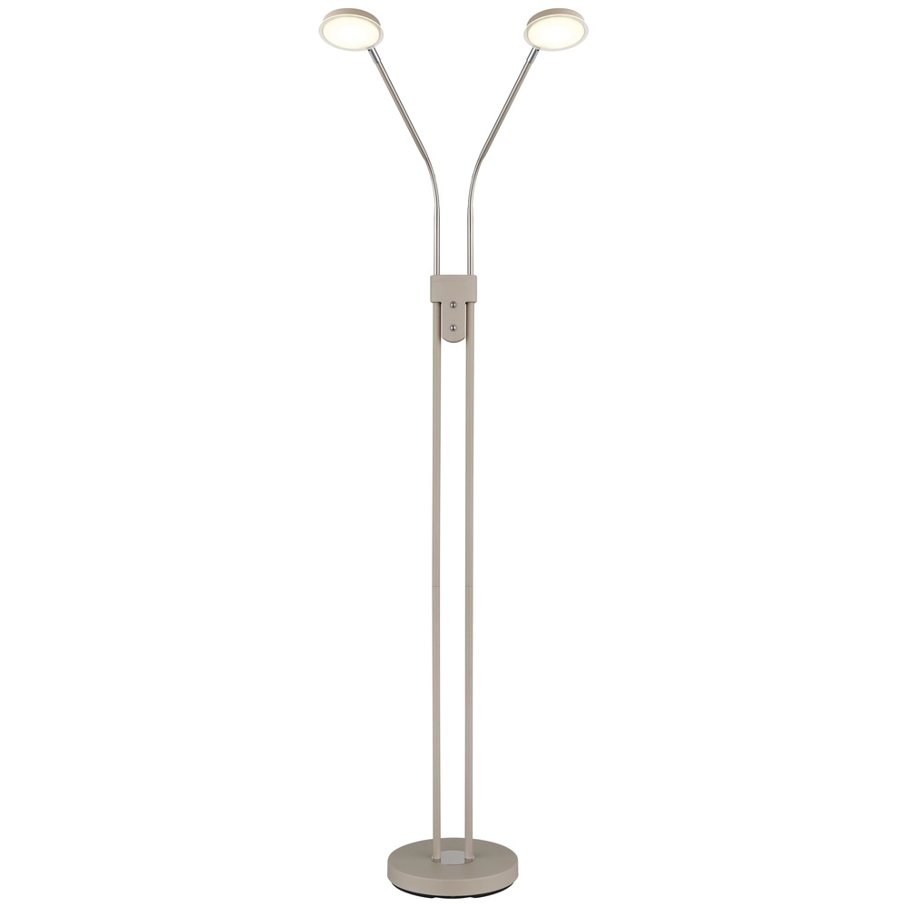 2-light reading lamp Silvio sand brown Globo 9007371584048