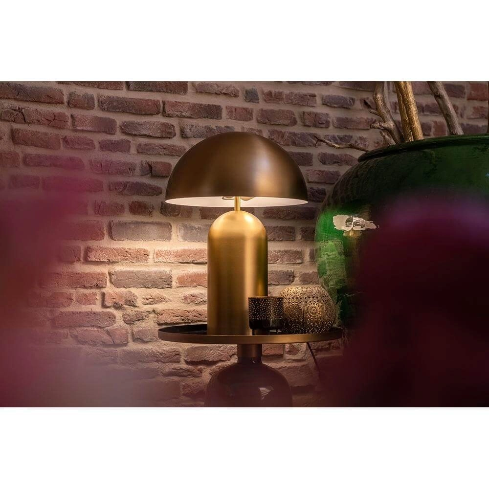 Table lamp Best Ø 35cm matt gold Artdelight 8720701101401