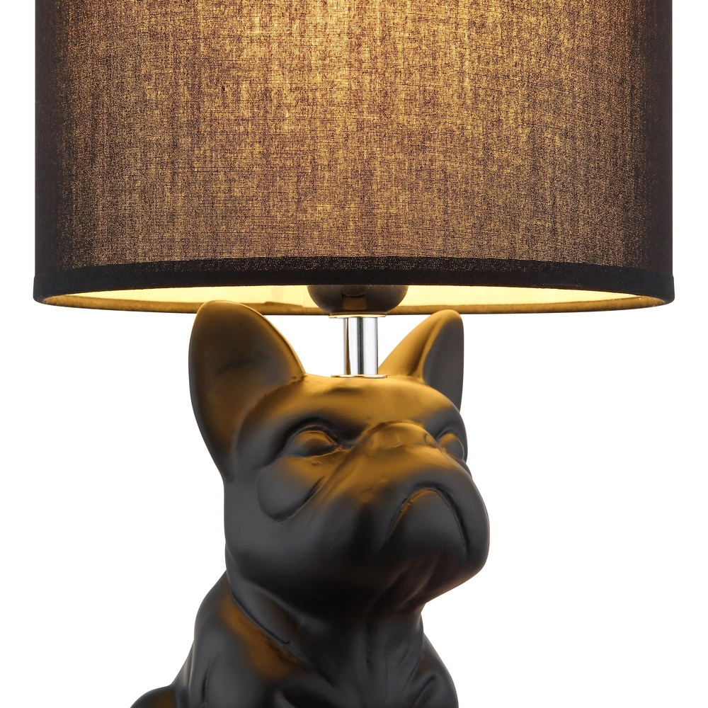 Table lamp Dogo dog black with cap Globo 9007371566686