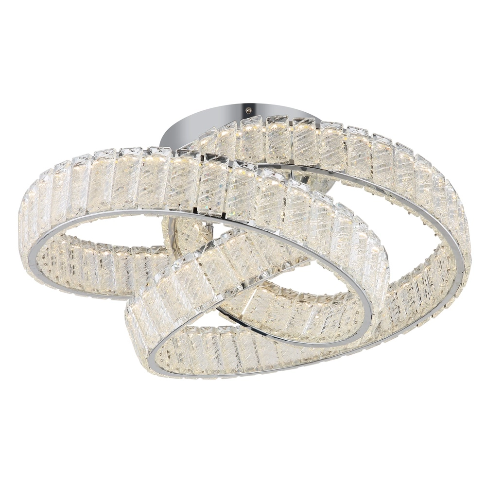 Ceiling lamp curl Mucky chrome Globo 9007371531530