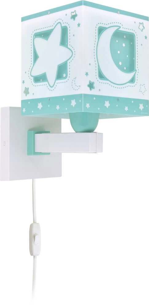 Green wall lamp Moonlight for children's room Dalber 8420406001913