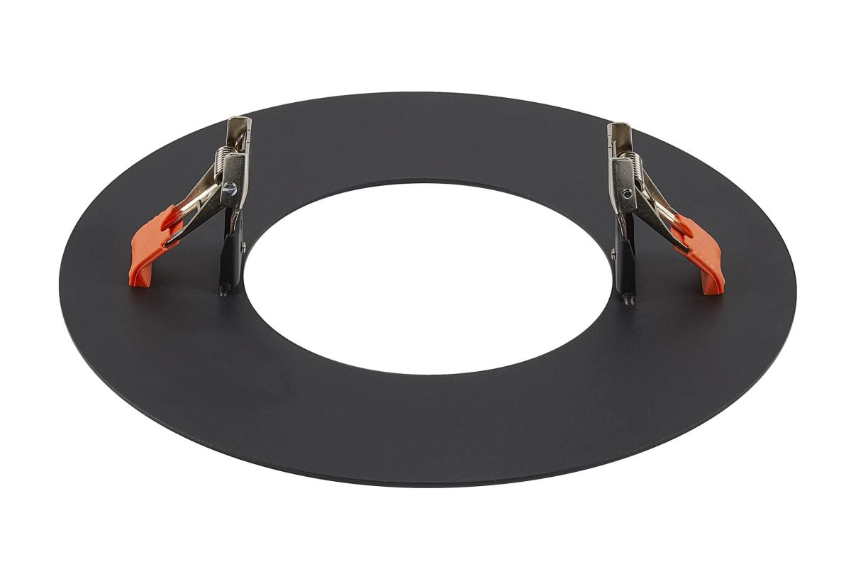Front mounting frame Numinos M round 240/120mm black SLV 4024163262231