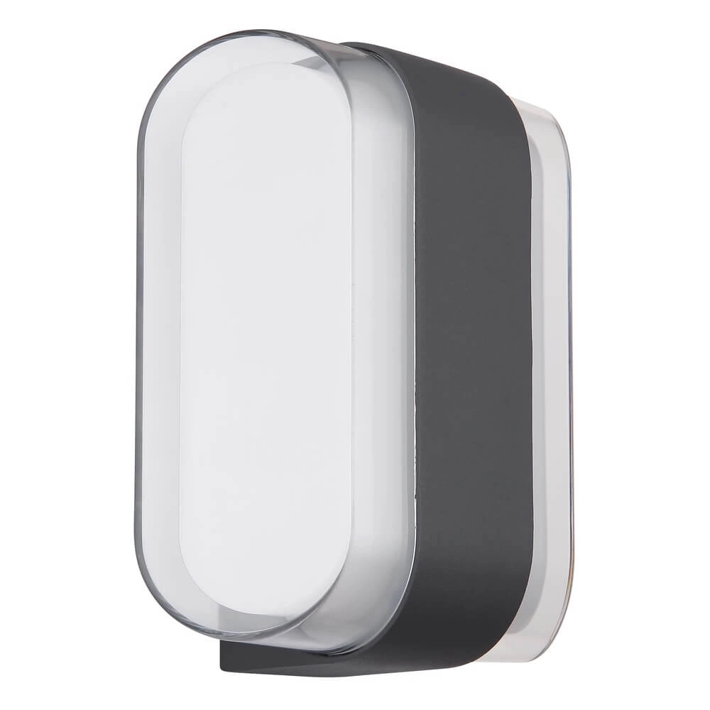 Design wall lamp Plixon anthracite oval Globo 9007371452439
