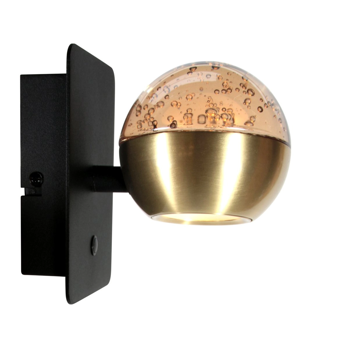 Led wall lamp Belluno brass with glass - dimmable Steinhauer 8712746183931