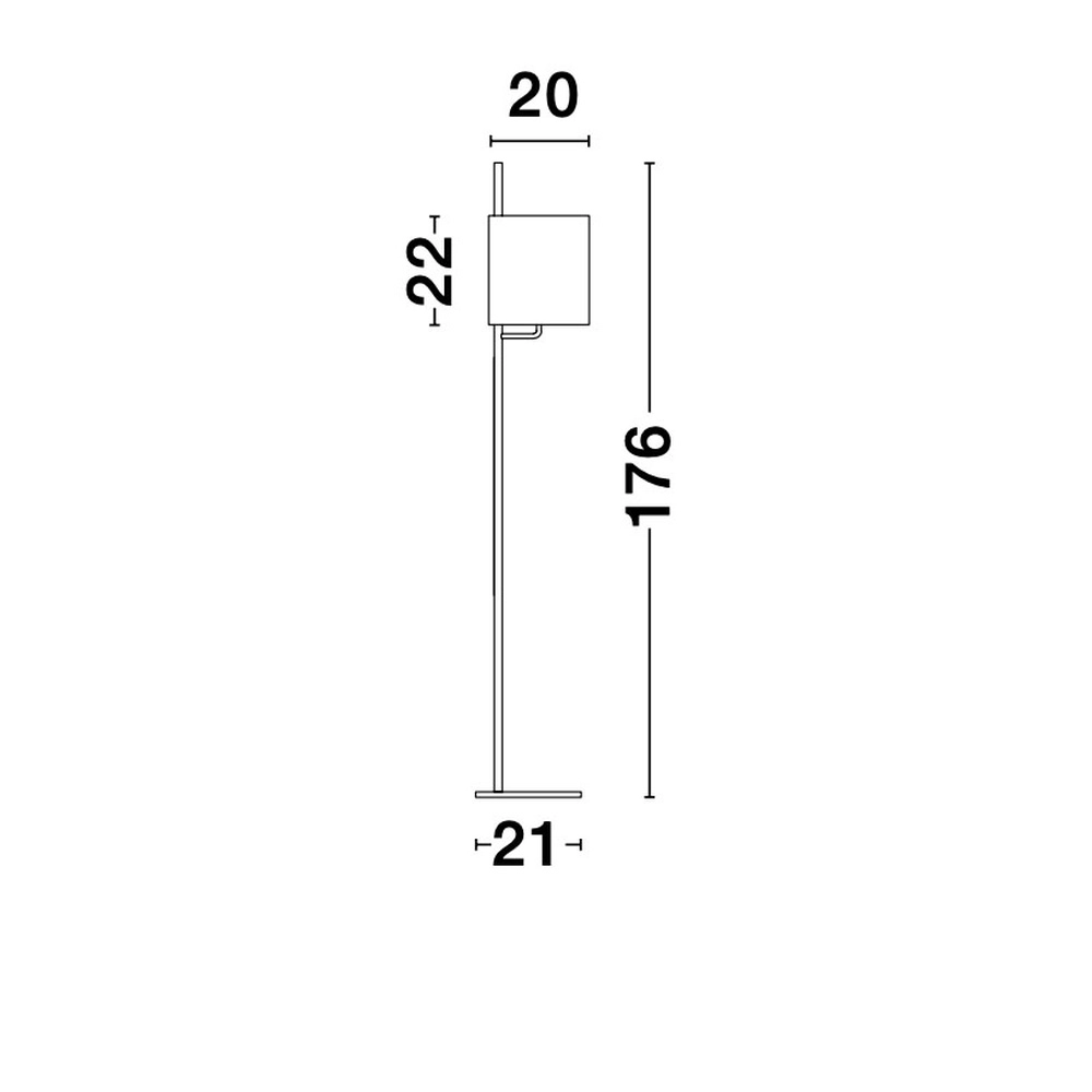 Floor lamp Yama white Lyora 5212017423634