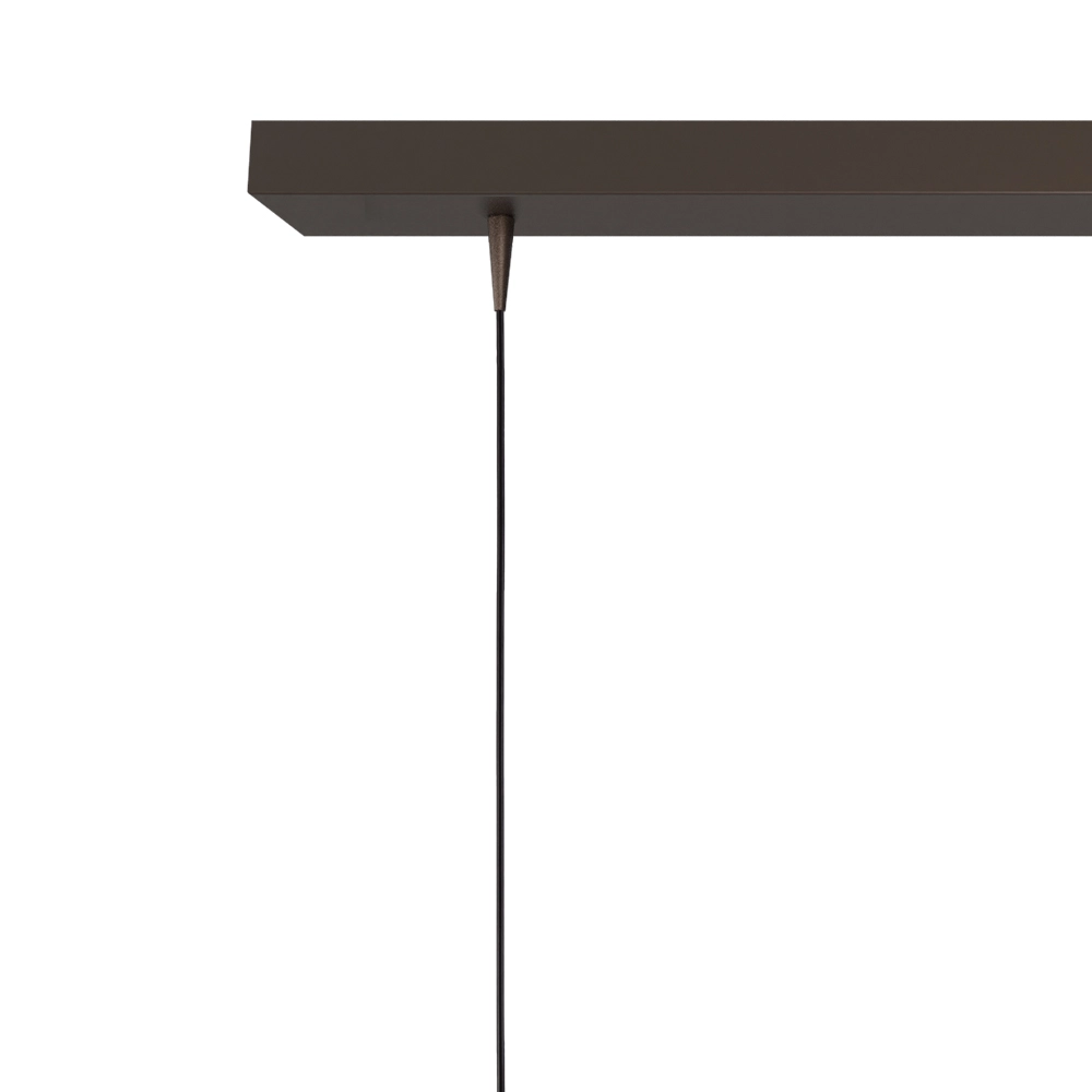 4-light pendant lamp Scala 130cm cocoa brown Ø 20cm Masterlight 8718121365213