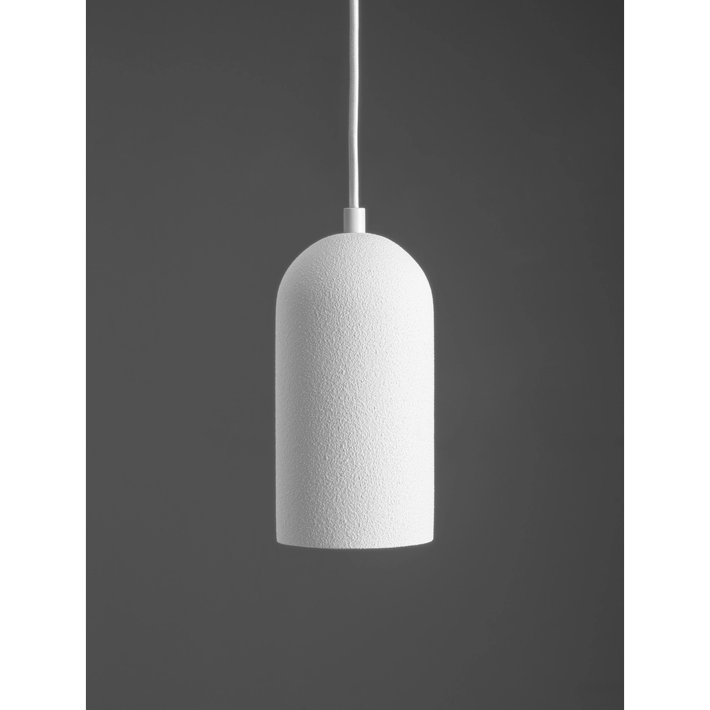 White pendant lamp Dome design Lyora 5212017474650