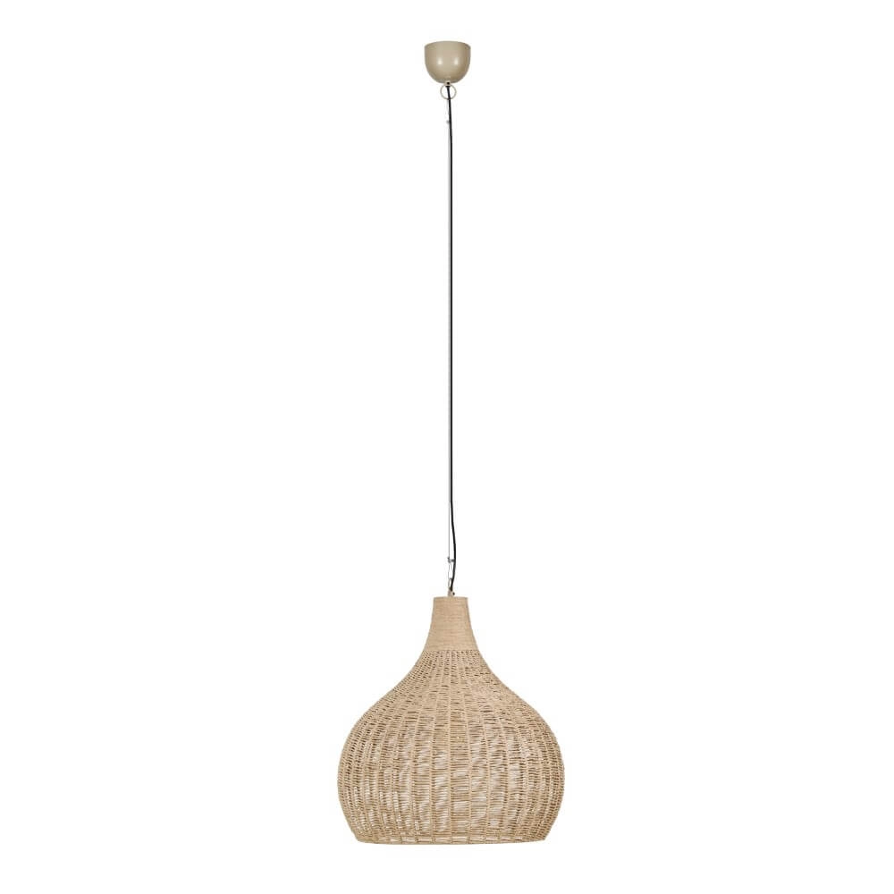 Rattan pendant lamp Janne Ø 54cm Trio 4017807617634